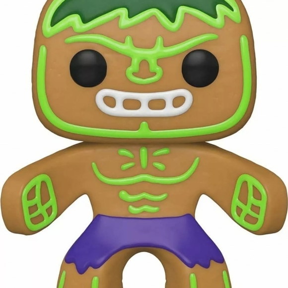 NIB Funko Pop Marvel Gingerbread Hulk - Picture 2 of 2